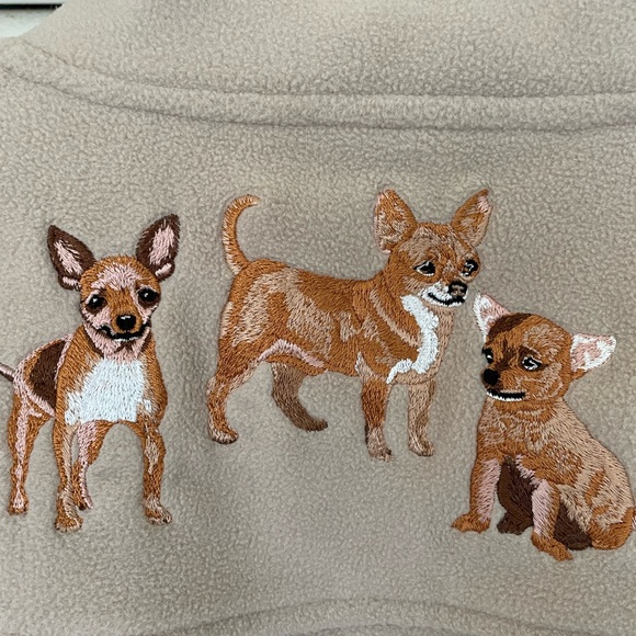 Bradford Exchange XL fleece chihuahua jacket - Picture 6 of 15